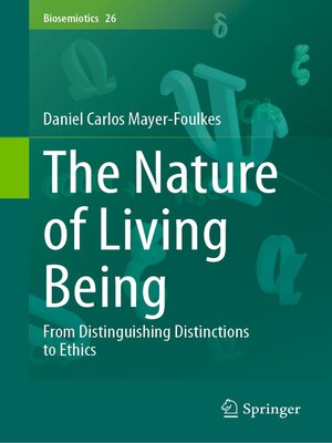 cover image of The Nature of Living Being